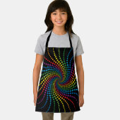 Fascinerende regenboogspiraal schort (Insitu)