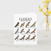 Fascinerende roofvogels - soorten haviken kaart (Gele Bloem)