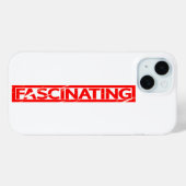Fascinerende stempel Case-Mate iPhone case (Achterkant (horizontaal))