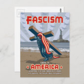 Fascisme Came Wrapped Briefkaart (Voorkant / Achterkant)