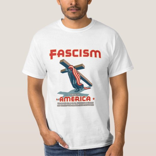 Fascisme Came Wrapped T-shirt (Voorkant)