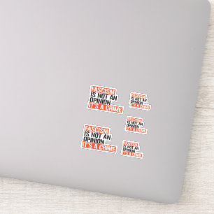 Fascisme is geen mening sticker