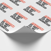 Fascisme is geen onderwerp van discussie cadeaupapier (Hoek)