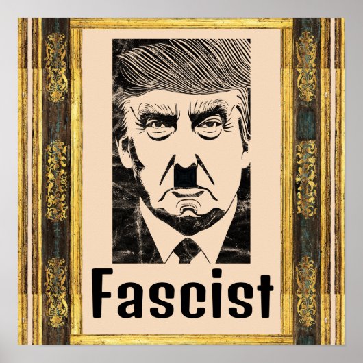 Fascistisch Trump-Poster Poster (Voorkant)