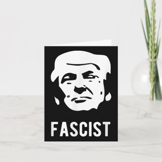 Fascistische anti-Trump Kaart (Voorkant)
