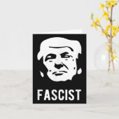 Fascistische anti-Trump Kaart (Gele Bloem)