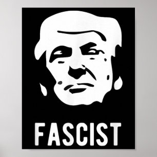 Fascistische anti-Trump Poster