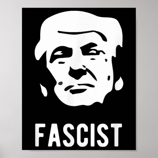 Fascistische anti-Trump Poster (Voorkant)