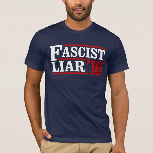 FASCISTISCHE LEUGENAAR T-SHIRT (Voorkant)