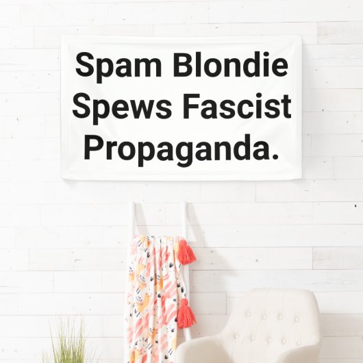 Fascistische Spam Blondi Hankamer Artjunkhaus Stri Spandoek (Insitu)