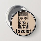 Fascistische Trump-Button Ronde Button 7,6 Cm (Voorkant /achterkant)