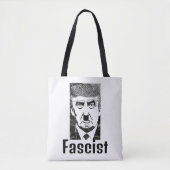 Fascistische Trump-Canvas tas (Voorkant)