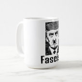 Fascistische Trump Coffee Mok (Voorkant links)