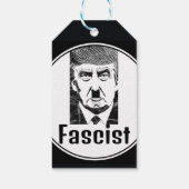 Fascistische Trump Gift Label Cadeaulabel (Achterkant)
