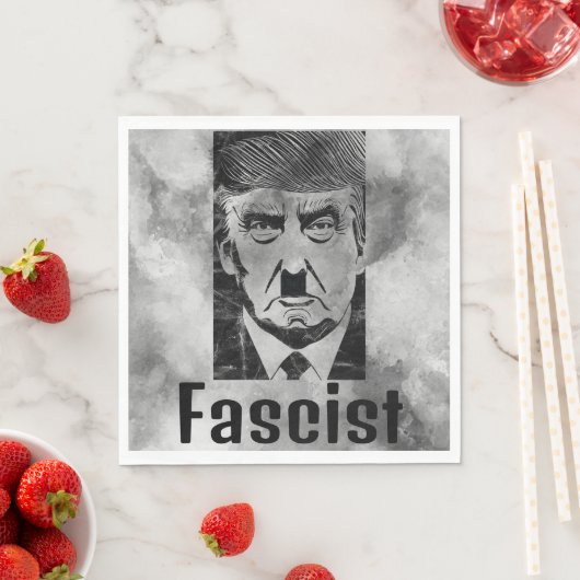 Fascistische Trump Papieren servet (Insitu)