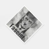 Fascistische Trump Papieren servet (Hoek)