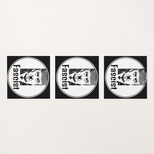 Fascistische Trump Yoga Mat (Achterkant (horizontaal))