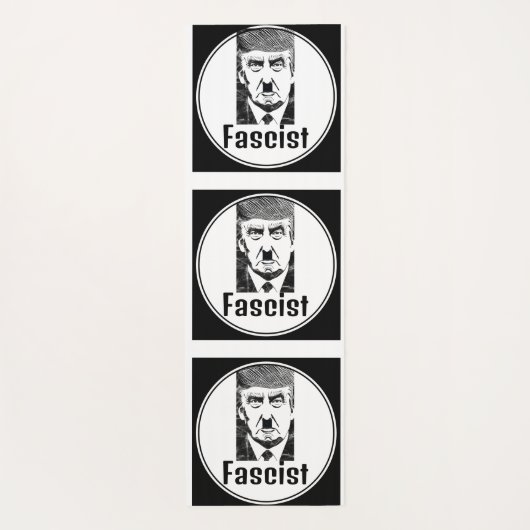 Fascistische Trump Yoga Mat (Achterkant)