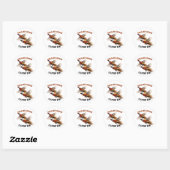 Faseantenseizoen Ronde Sticker (Vel)