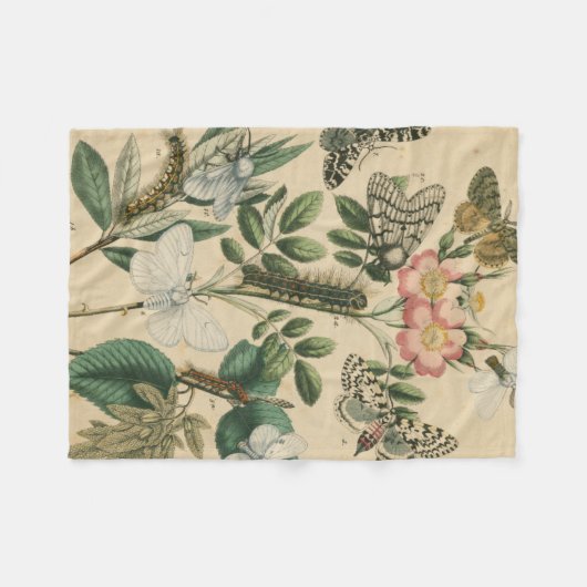 Fasen van Butterfly Life by Vision Studio Fleece Deken (Voorkant (Horizontaal))