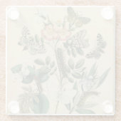 Fasen van Butterfly Life by Vision Studio Glazen Onderzetter (Achterkant)