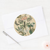 Fasen van Butterfly Life by Vision Studio Ronde Sticker (Envelop)