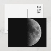 Fasen van de maan briefkaart (Voorkant / Achterkant)