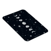 Fasen van de maan Flexible Photo Magnet Magneet (Rechterzijde)