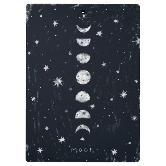 Fasen van de maan klembord (Achterkant)