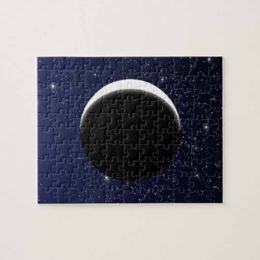 Fasen van de maan legpuzzel (Horizontaal)