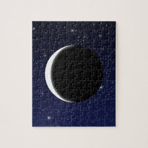 Fasen van de maan legpuzzel