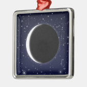 Fasen van de Maan Metalen Ornament (Links)