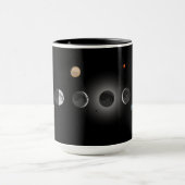 Fasen van de maan mok (Midden)