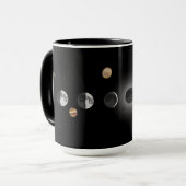 Fasen van de maan mok (Voorkant links)