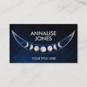 Fasen van de maan - nebula visitekaartje (Voorkant)