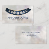 Fasen van de maan - nebula visitekaartje (Voorkant / Achterkant)