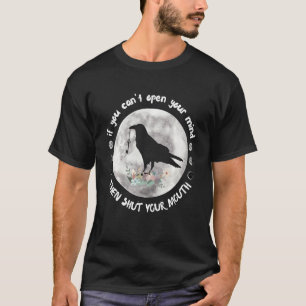 Fasen van de maan openen je geest Raven Wicca Tatt T-shirt