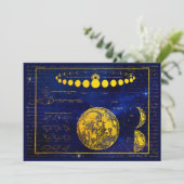  fasen van de maan Saturnus Jupiter Venus (Staand voorkant)