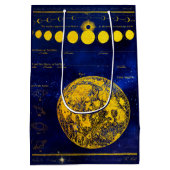 fasen van de maan Saturnus Jupiter Venus Medium Cadeauzakje (Achterkant)