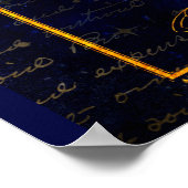 fasen van de maan Saturnus Jupiter Venus Poster (Hoek)