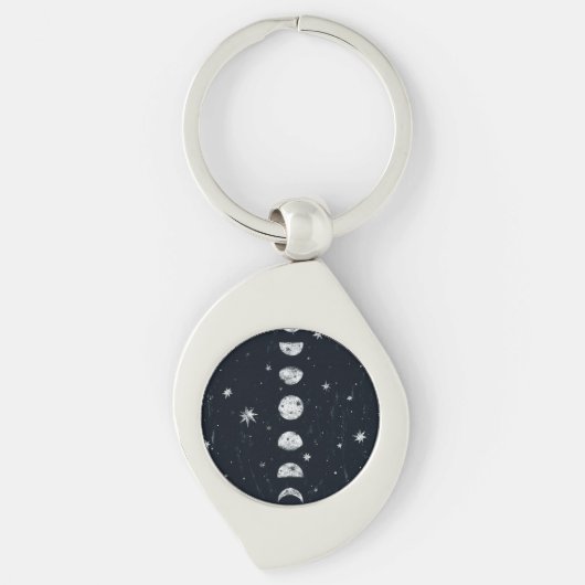 Fasen van de maan sleutelhanger (Voorkant)