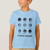 Fasen van de maan T-Shirt (Voorkant)
