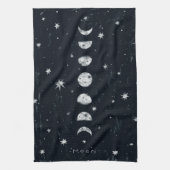 Fasen van de maan TeaTowels Theedoek (Verticaal)