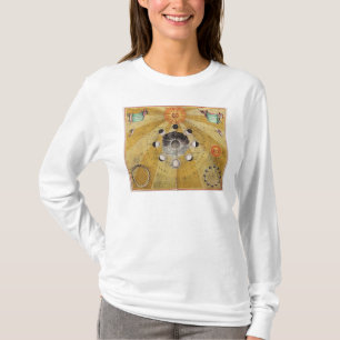 Fasen van de maan, uit 'The Celestial Atlas' T-shirt