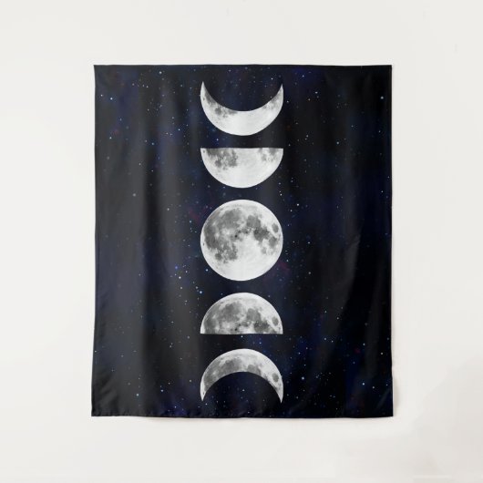 Fasen van de maan wandkleed (Voorkant)