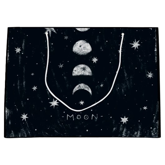 Fasen van de maancadeau groot cadeauzakje (Voorkant)