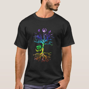 Fasen van de motorenboom van het leven om Chakra T-shirt