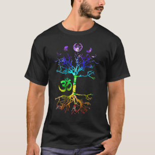 Fasen van de motorenboom van het leven om Chakra T-shirt