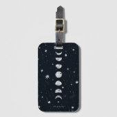 Fasen van het Bagagelabel van de maan (Voorkant (verticaal))