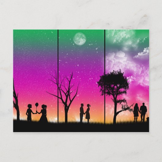 Fasen van het Briefkaart van de Liefde (Voorkant)